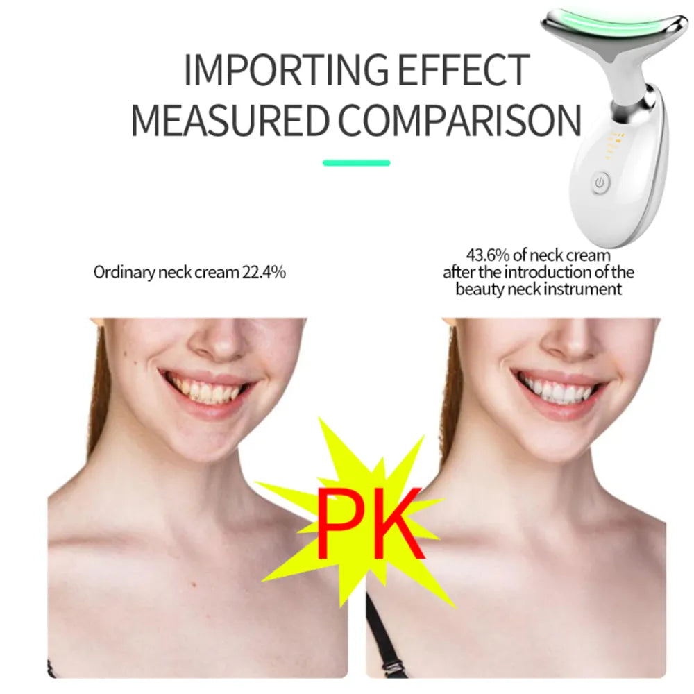 Vibe Geeks Neck and Face Skin Tightening IPL Care Device